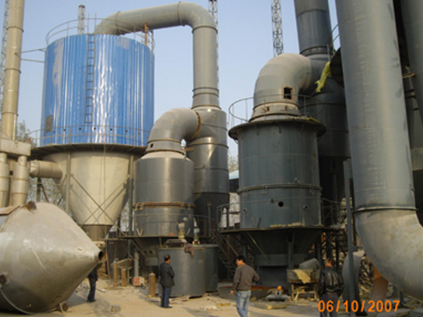 水煤浆除尘热风炉